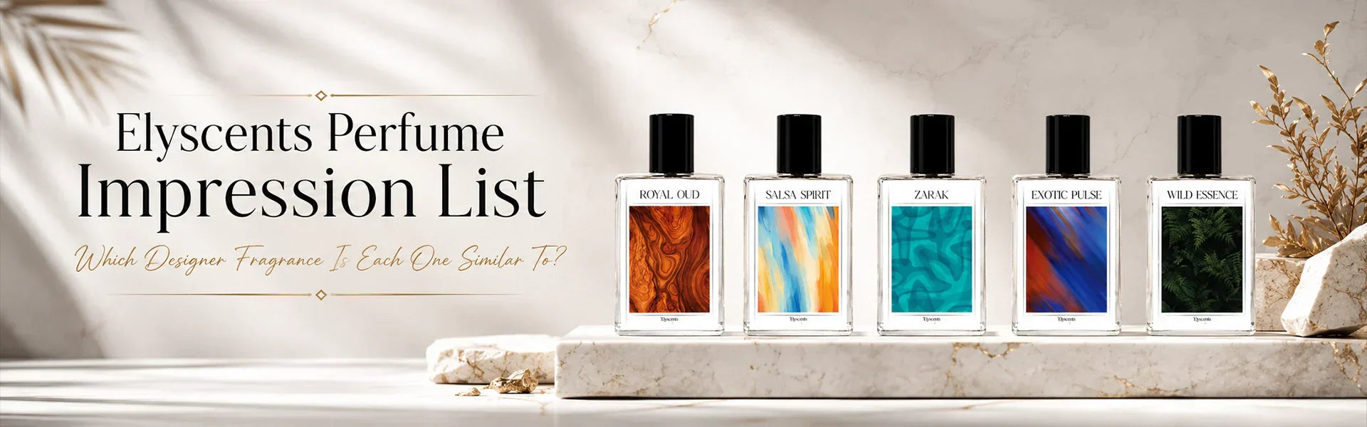 Elyscents Perfume Impression List: Which Designer Fragrance Is Each One Similar To?