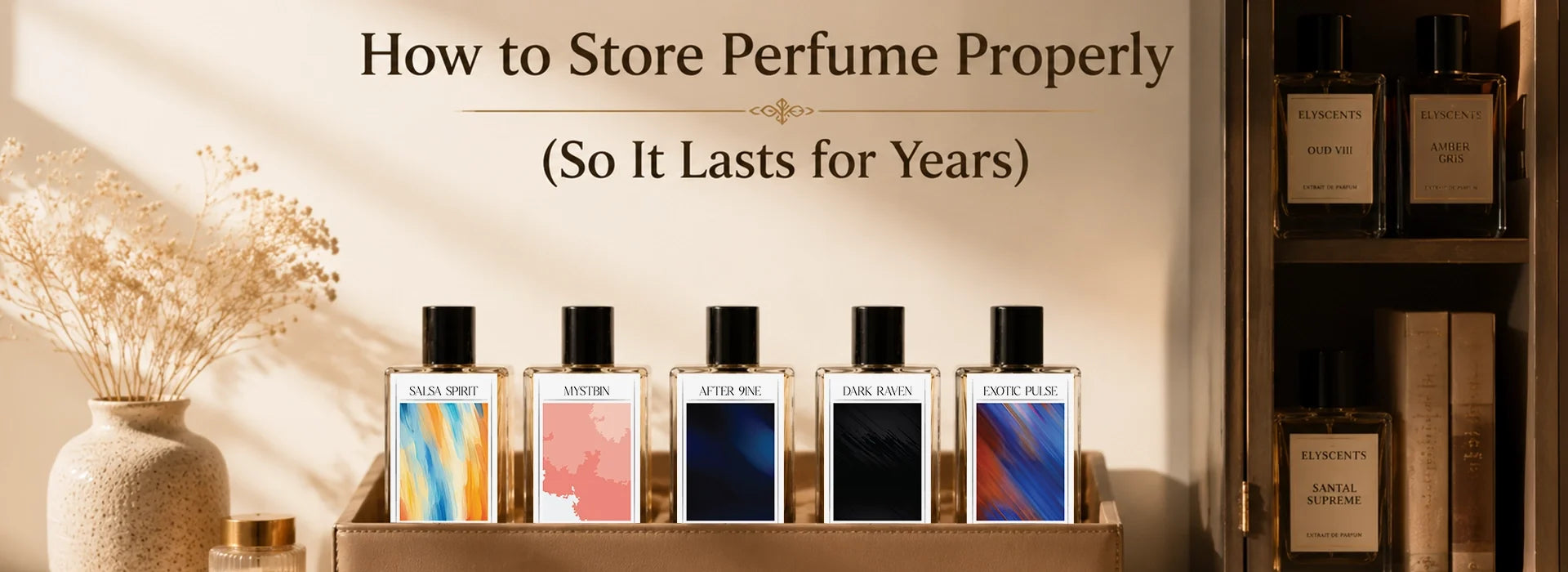 How to Store Perfume Properly (So It Lasts for Years)