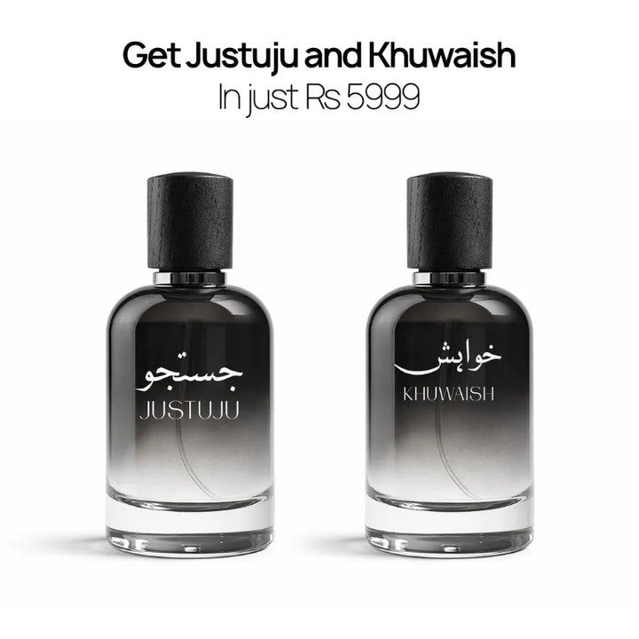 Justuju and Khuwaish Perfume Deal by Elyscents